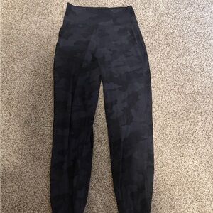 Lululemon Athletica Black Camouflage Joggers